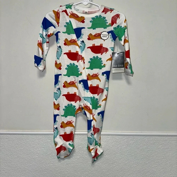 Baby okie dokie Footed Sleeper, 9M, Multicolor - Picture 1 of 11